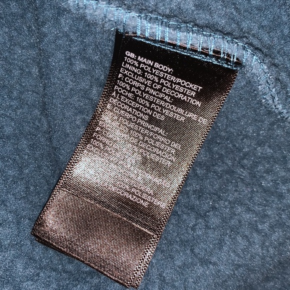 NWT The North Face Liberty Quarter Snap Pullover - Blue - Picture 8 of 11